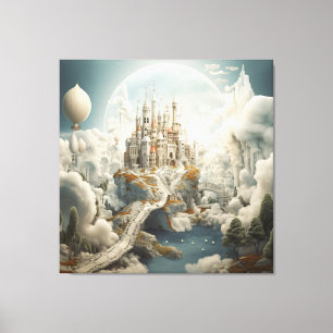 Surrealist Art - the mundane to an illusion Canvas Print