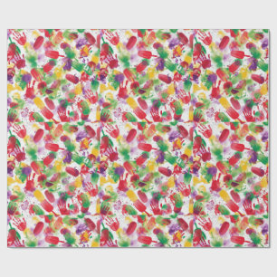 Surrealist Presentation of a Chilly Treat Party Wrapping Paper