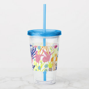 Surrealistic Garden Acrylic Tumbler