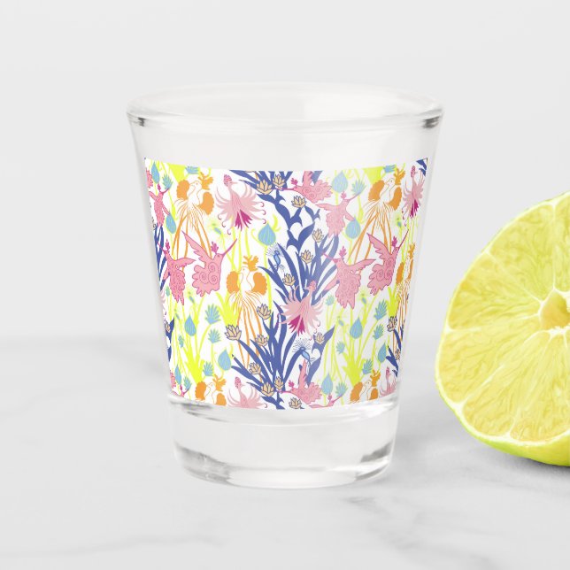 Surrealistic Garden Shot Glass (Front)