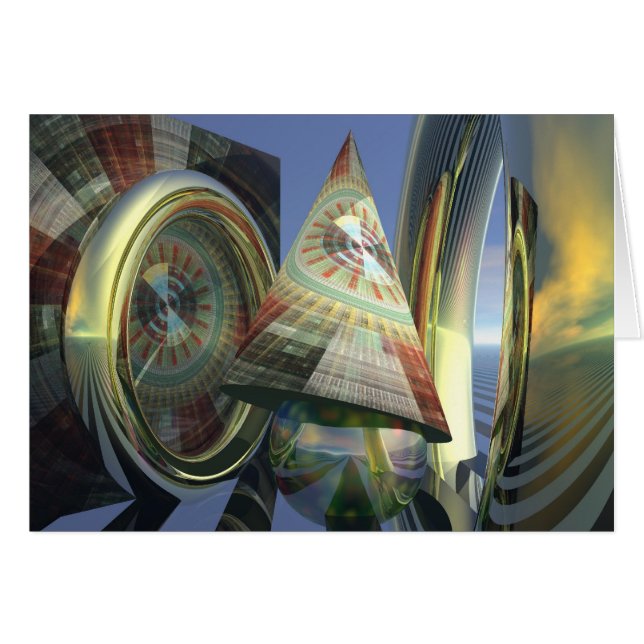 Surrealistic magical card (Front Horizontal)