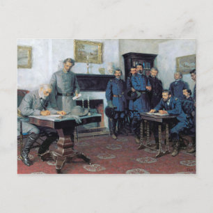 Surrender at Appomattox Postcard