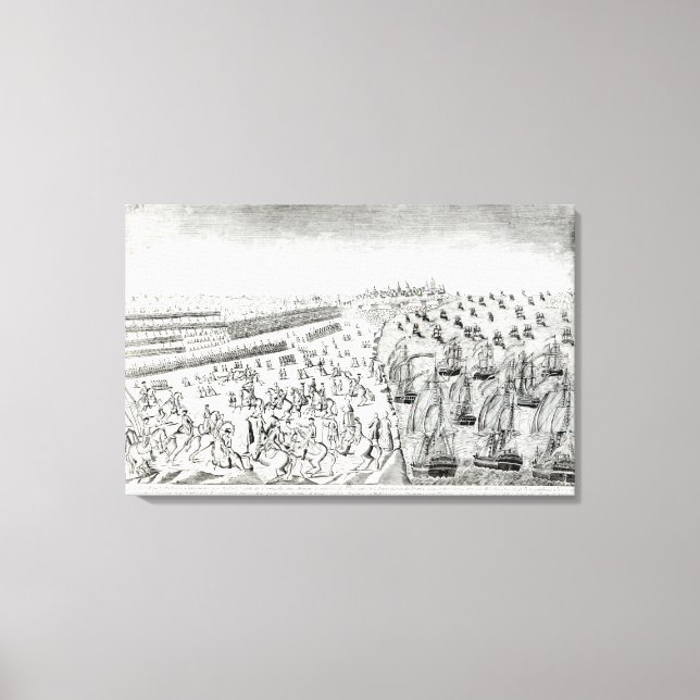 Surrender at Yorktown, 1781 Canvas Print (Front)