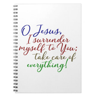 Surrender Novena Notebook