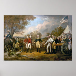 Surrender of Burgoyne Poster