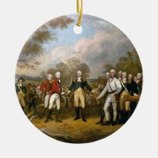 Surrender of General Burgoyne - 1822 Ceramic Tree Decoration