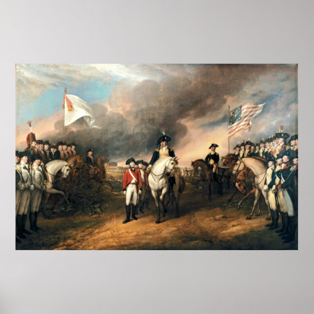 SURRENDER OF LORD CORNWALLIS by John Trumbull Poster (Front)