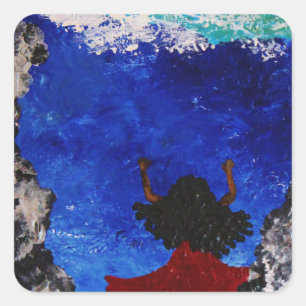 "Surrender" Square Sticker