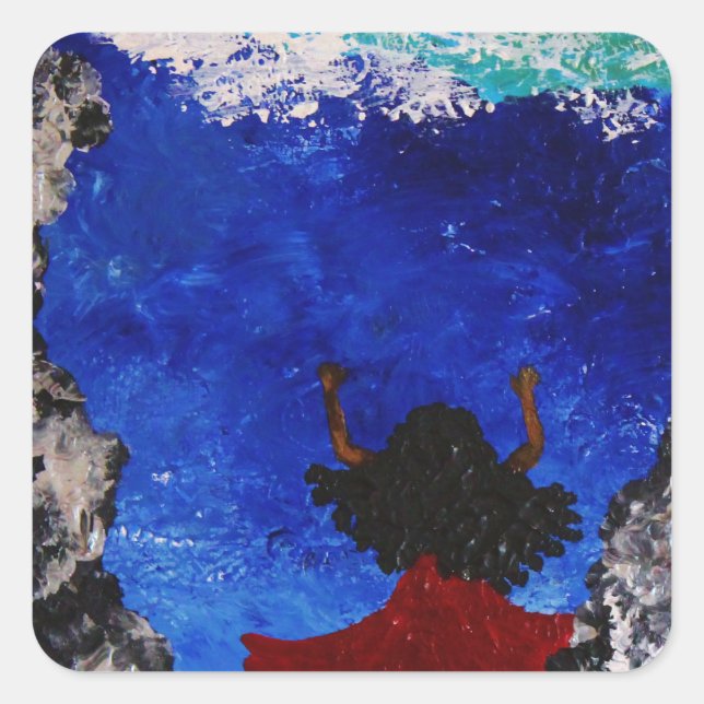 "Surrender" Square Sticker (Front)