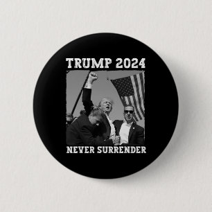 Surrender Trump 2024 Shirt Save America Trump 6 Cm Round Badge