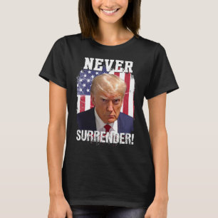 Surrender Trump Usa Flag 2024 T-Shirt