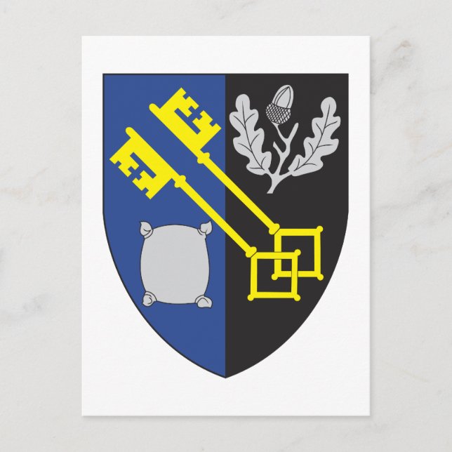 Surrey Coat of Arms Postcard (Front)