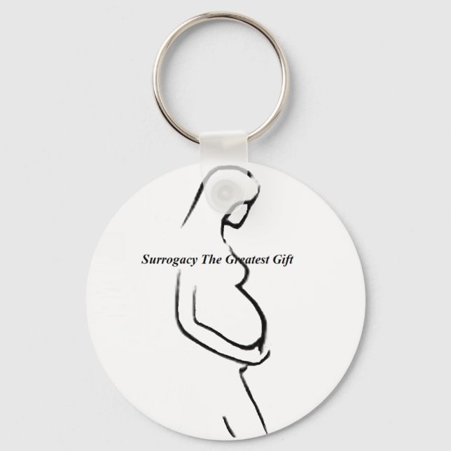 Surrogacy The Greatset Gift Key Ring (Front)