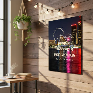 Surround Yourself with Positivity Motivational Poster