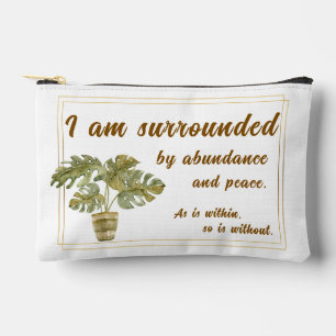Surrounded by Abundance and Peace Canvas Bag