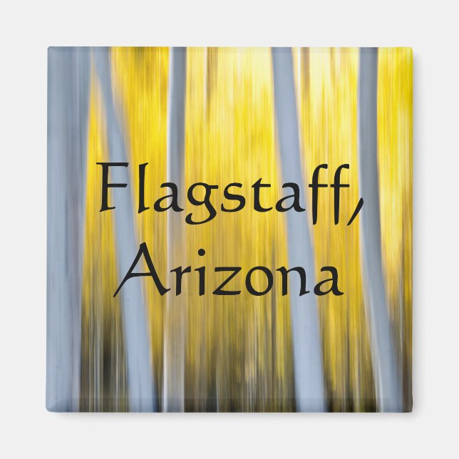 Surrounded by Aspen trees Flagstaff, Arizona Magnet (Front)