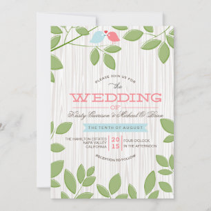 Surrounded by Nature -Wedding Invitations