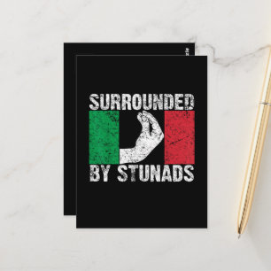 Surrounded by Stunads Postcard
