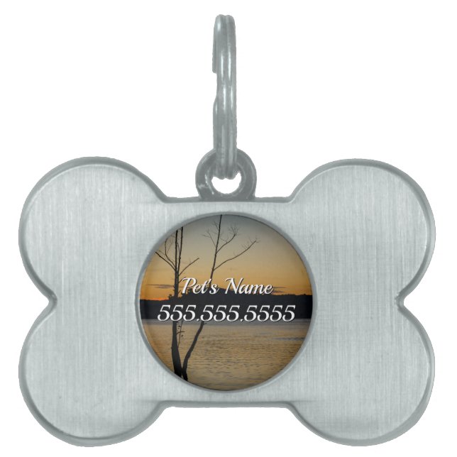 Surrounded Pet ID Tag (Front)