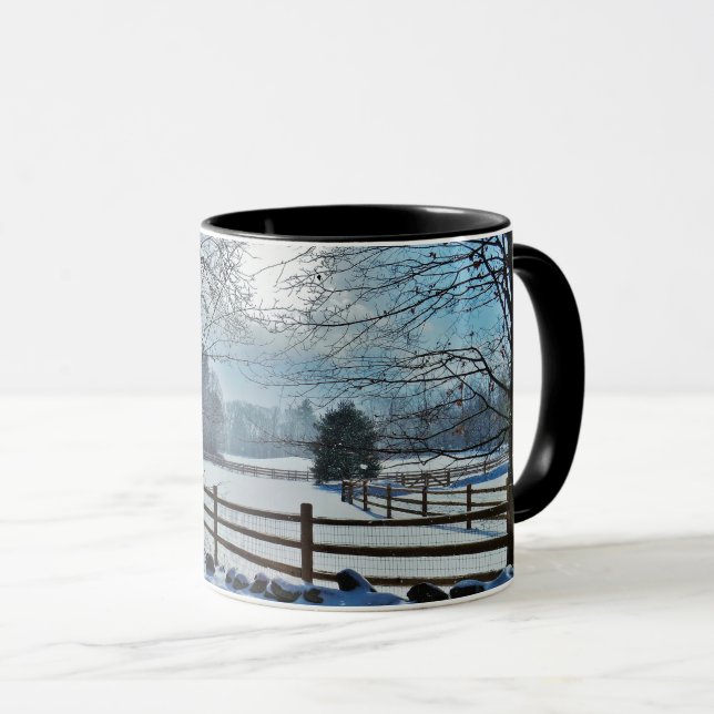 Surry,NH Horse Farm Mug (Front Right)