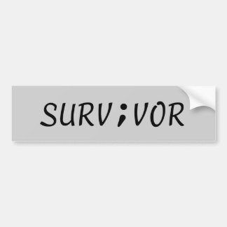 surv;vor bumper sticker