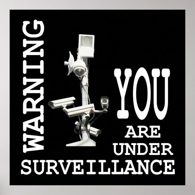 Surveillance video cameras poster (Front)