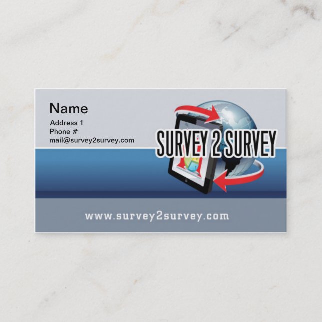 Survey2Survey Business Card 03 (Front)