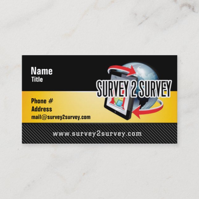 Survey2Survey Business Card 04 (Front)