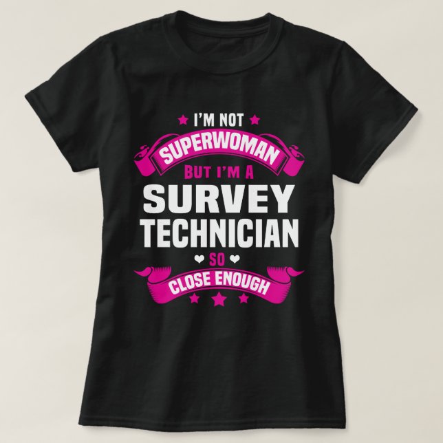 Survey Technician T-Shirt (Design Front)