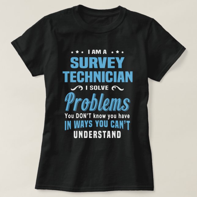 Survey Technician T-Shirt (Design Front)