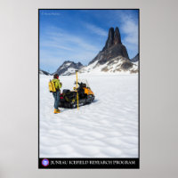 Surveying near Michael's Sword -- Juneau Icefield