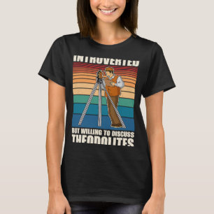 Surveyor geodesy surveying engineer theodolite pro T-Shirt