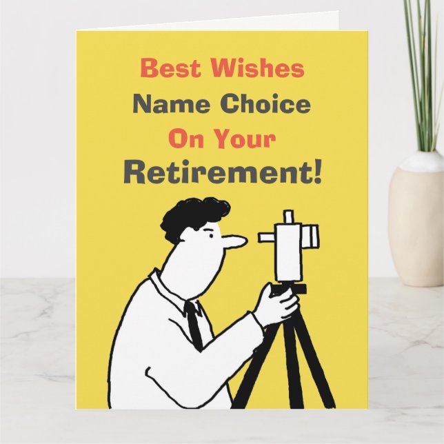 Surveyor Retirement Card (Front)