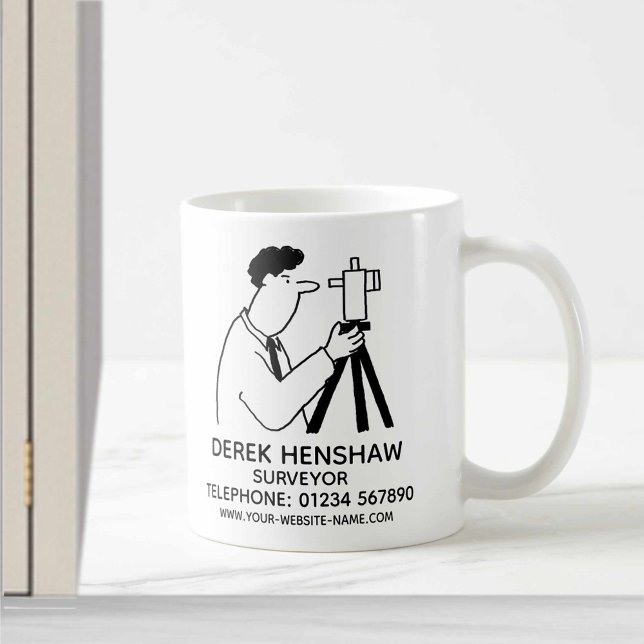 Surveyor & Surveying Promotional Coffee Mug (Creator Uploaded)