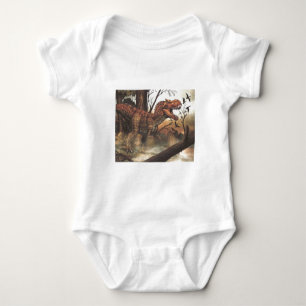 Survival for the fittest.jpg baby bodysuit