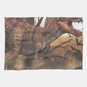 Survival for the fittest.jpg tea towel