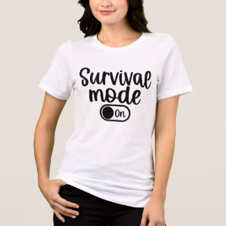 Survival Mode: On Tri-Blend Shirt