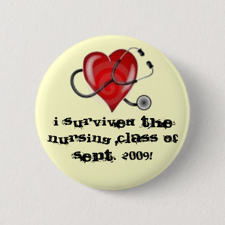 SURVIVAL NURSING SCHOOL 6 CM ROUND BADGE