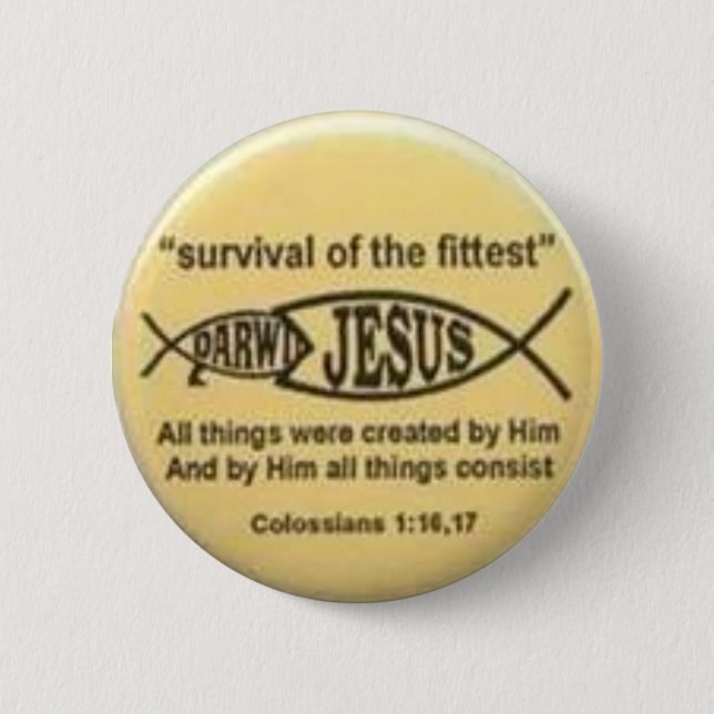 survival of the fittest pin (Front)