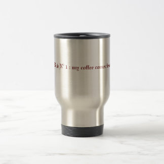 Survival rules (1) travel mug
