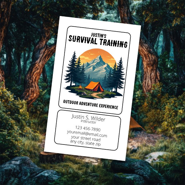 Survival Training Business Card (Creator Uploaded)