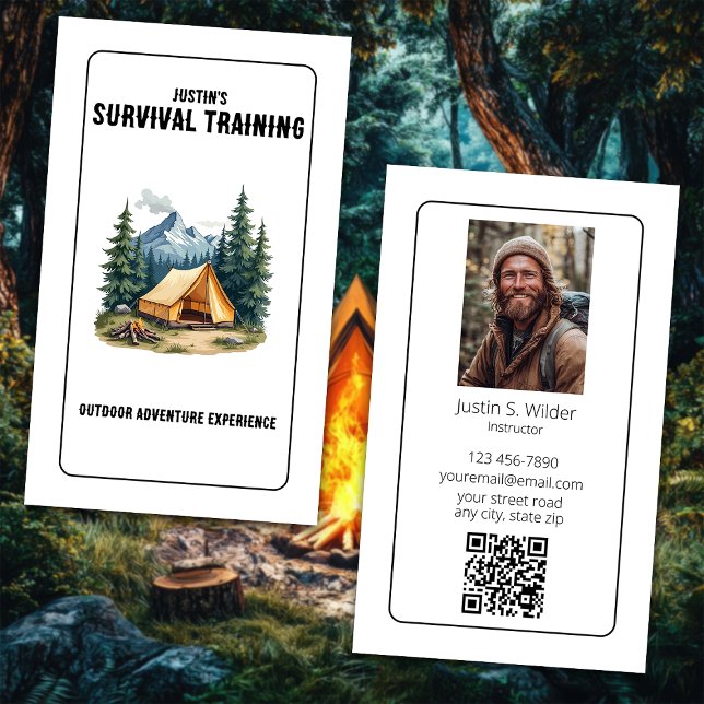 Survival Training Business Card (Creator Uploaded)