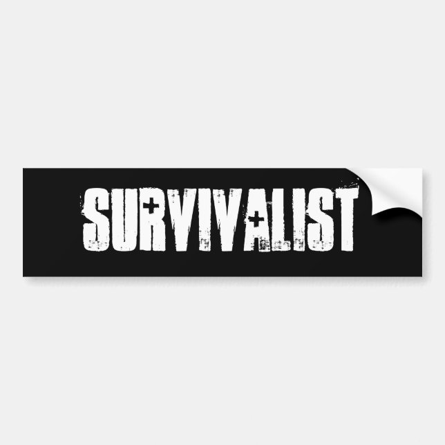 survivalist Bumper Sticker (Front)