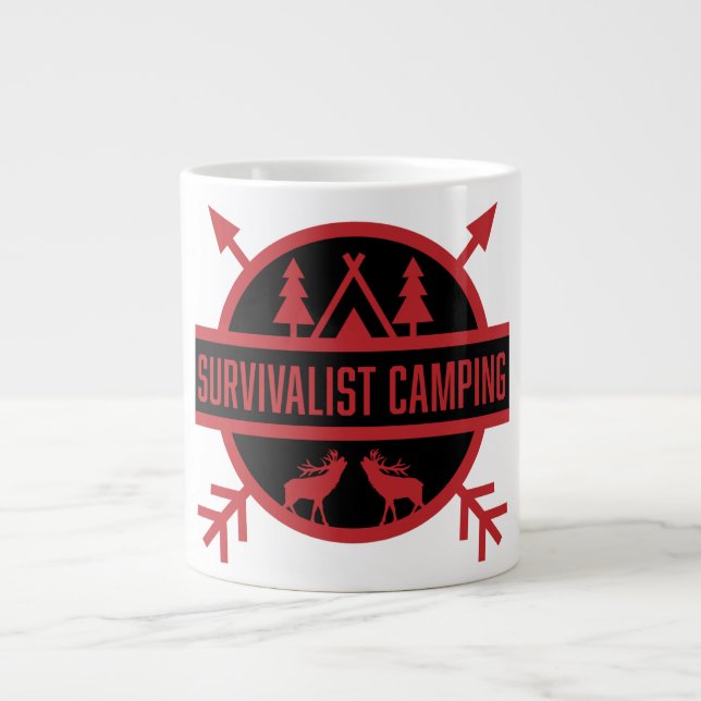 Survivalist Camping Bushcraft   Mug (Front)