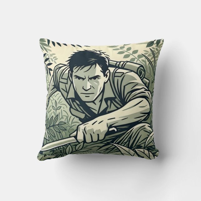 Survivalist Spirit Cushion (Back)