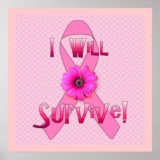 Survive Breast Cancer Poster (Front)