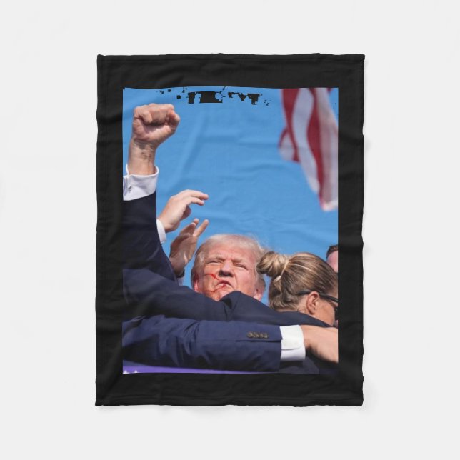 Survive Shooting Premium Scoop  Fleece Blanket (Front)