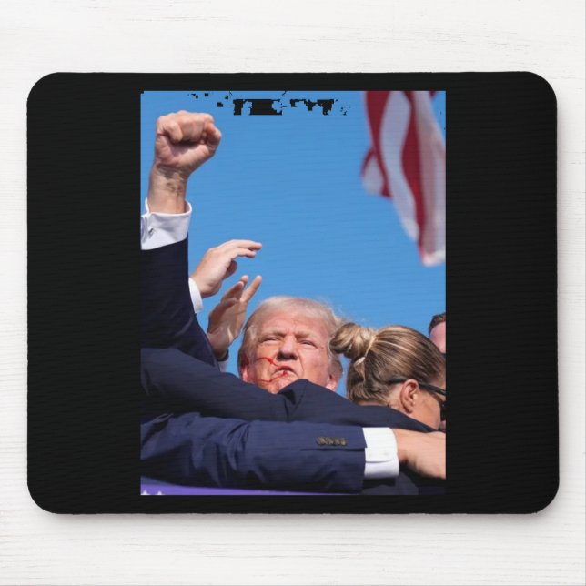 Survive Shooting Premium Scoop  Mouse Pad (Front)