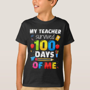 Survived 100 Days Of Me For 100th Day School Stude T-Shirt