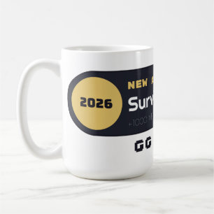 Survived 2026 Achievement Funny Gamer New Mug